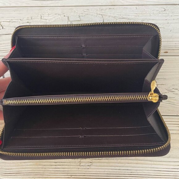 Louis Vuitton Vernis Zippy Wallet Amarante M93522 - Picture 8 of 13